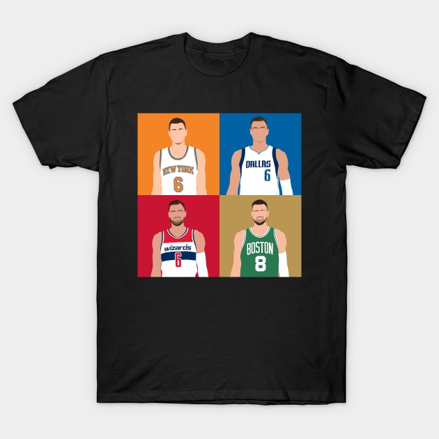 KRISTAPS PORZINGIS T-Shirt by origin illustrations